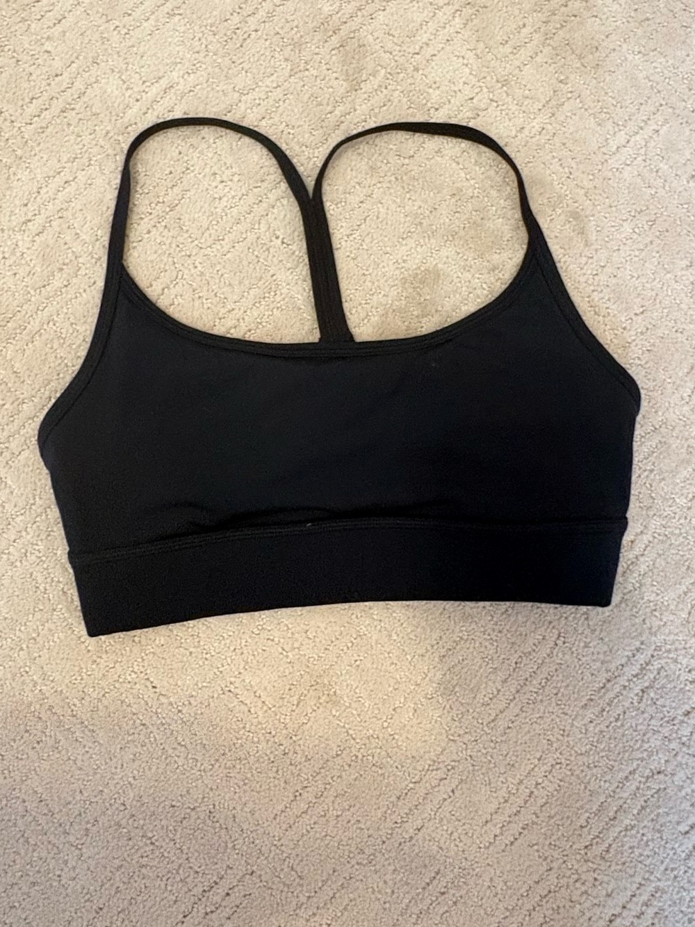 Vitality Black Racerback Sports bra